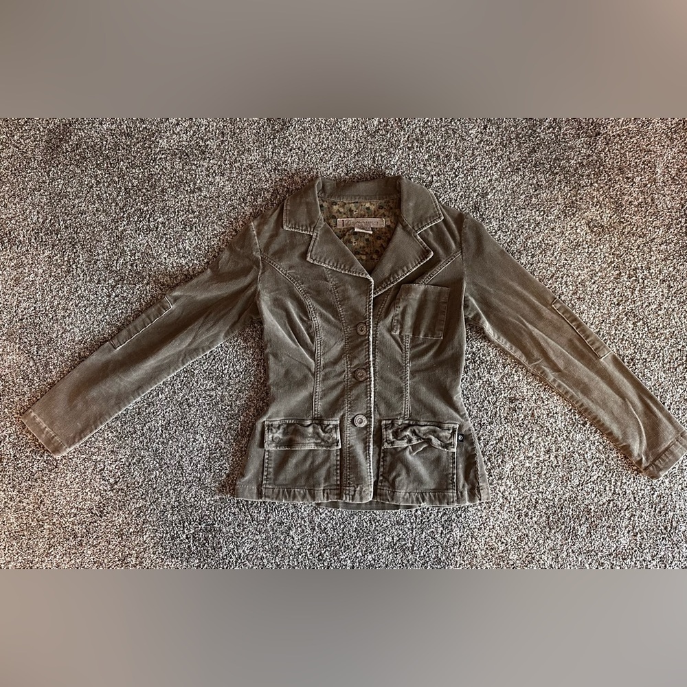 Z. Cavaricci Sage Corduroy Cotton Jacket Sz S
